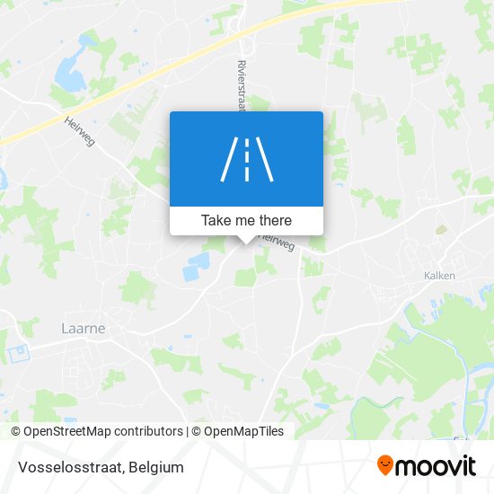 Vosselosstraat map