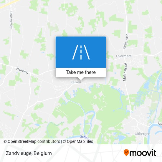 Zandvleuge map