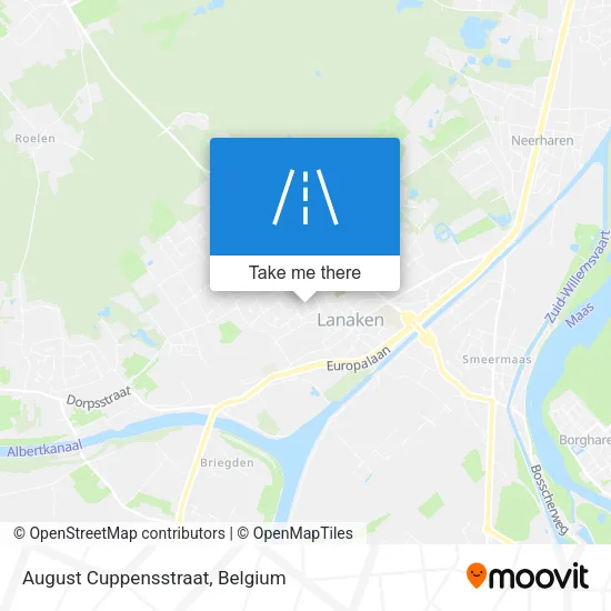August Cuppensstraat map