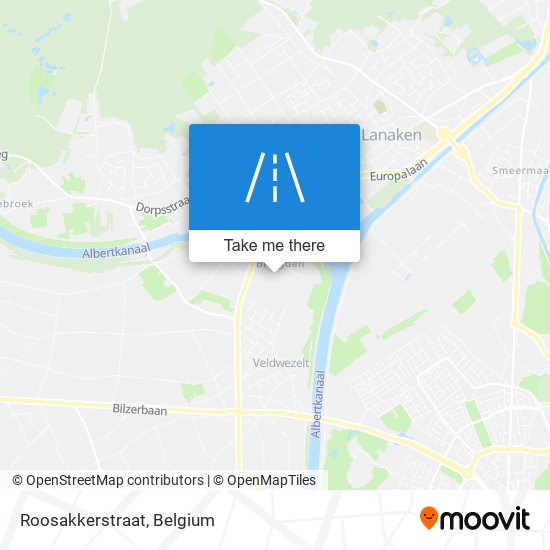 Roosakkerstraat map