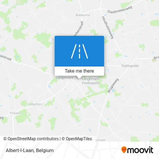 Albert-I-Laan map
