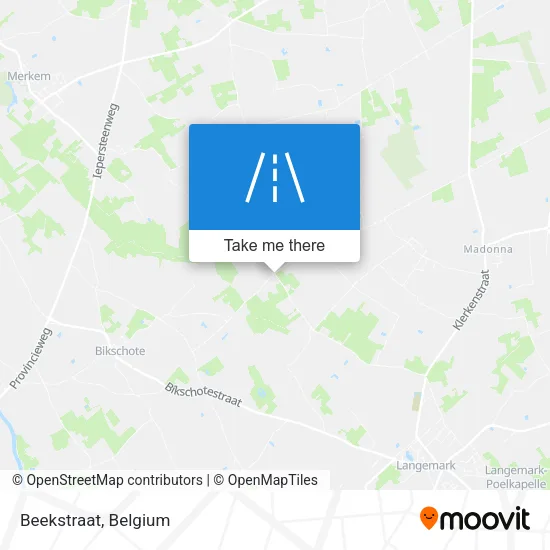 Beekstraat map