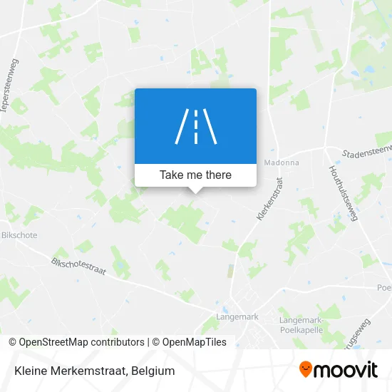 Kleine Merkemstraat map