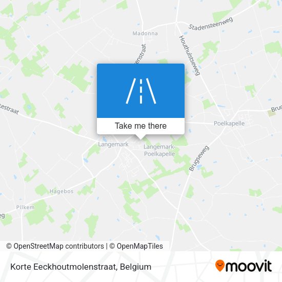 Korte Eeckhoutmolenstraat map