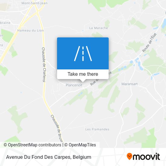 Avenue Du Fond Des Carpes map