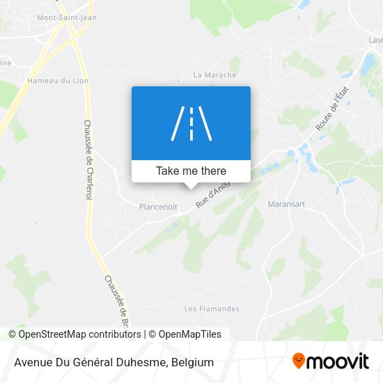 Avenue Du Général Duhesme plan