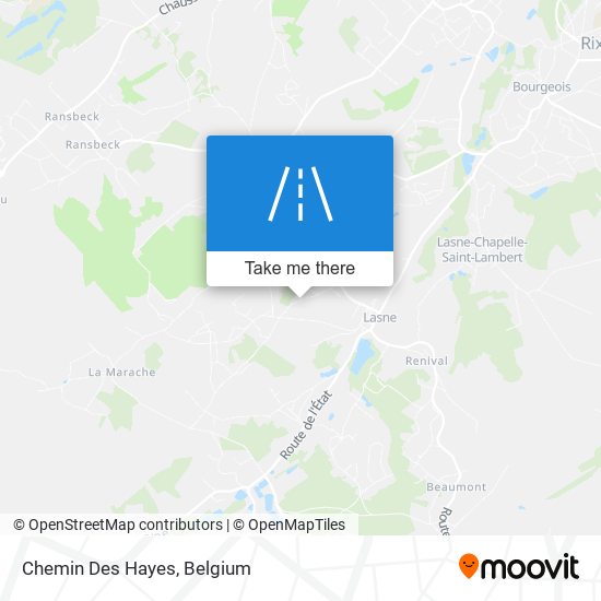 Chemin Des Hayes map