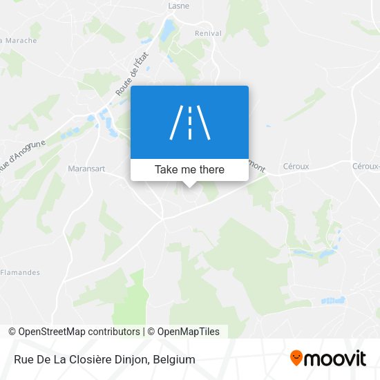 Rue De La Closière Dinjon map