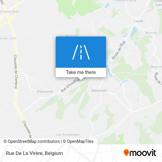 Rue De La Virère map
