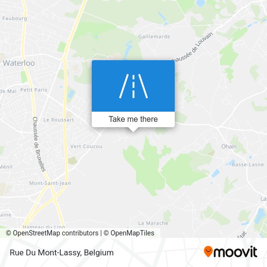 Rue Du Mont-Lassy plan