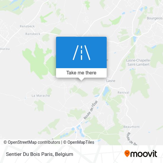 Sentier Du Bois Paris map