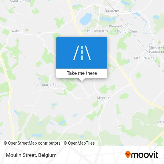 Moulin Street map