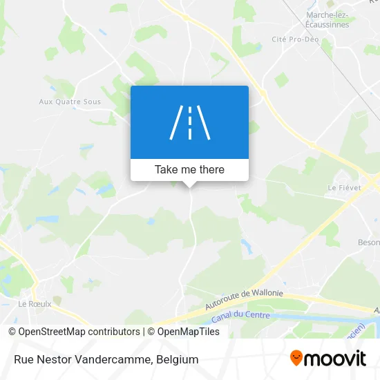 Rue Nestor Vandercamme map