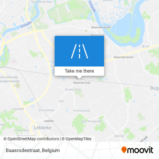 Baasrodestraat map