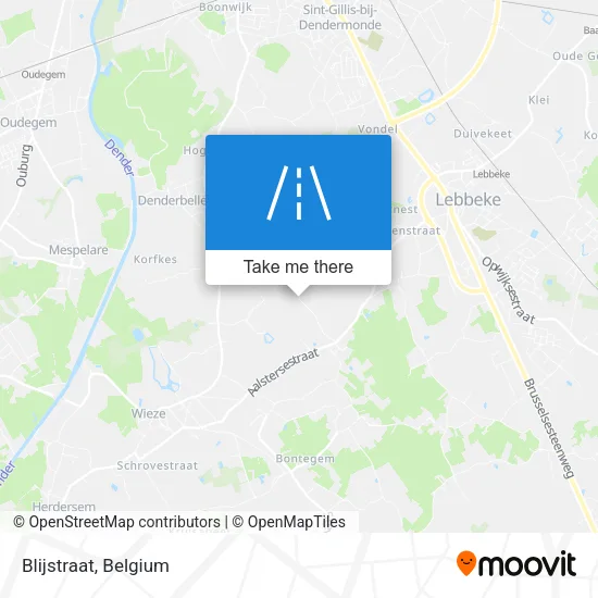Blijstraat map
