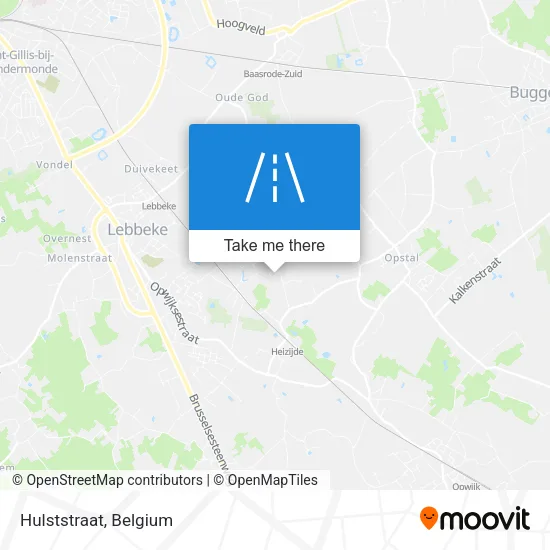 Hulststraat map