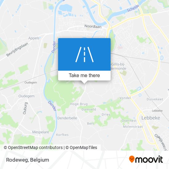 Rodeweg map