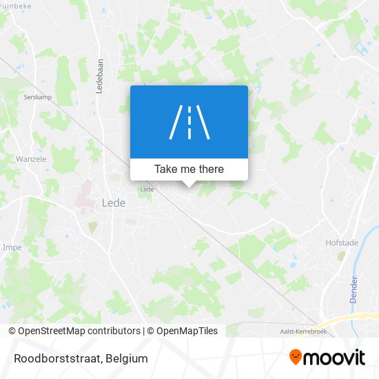 Roodborststraat map