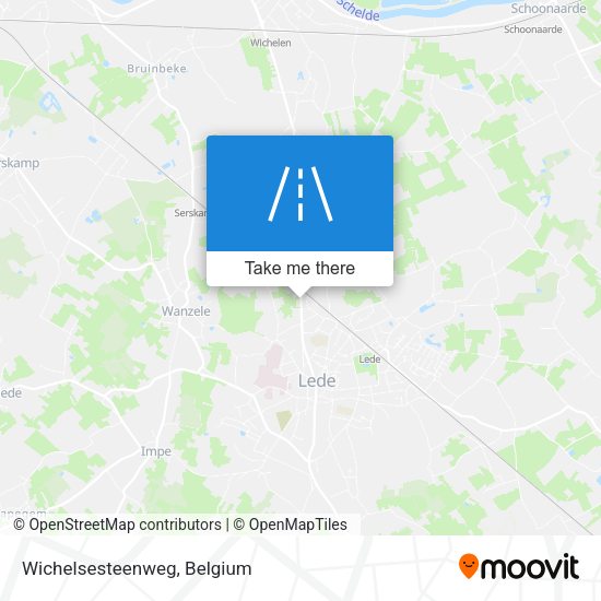 Wichelsesteenweg map