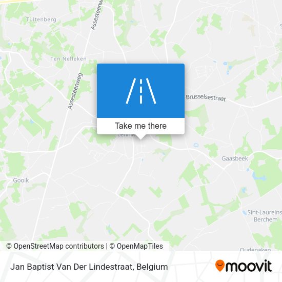 Jan Baptist Van Der Lindestraat map