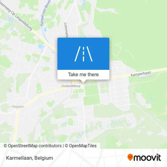Karmellaan map