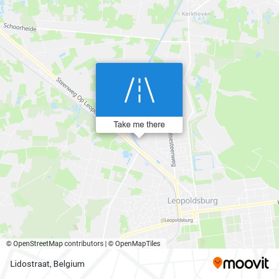 Lidostraat map