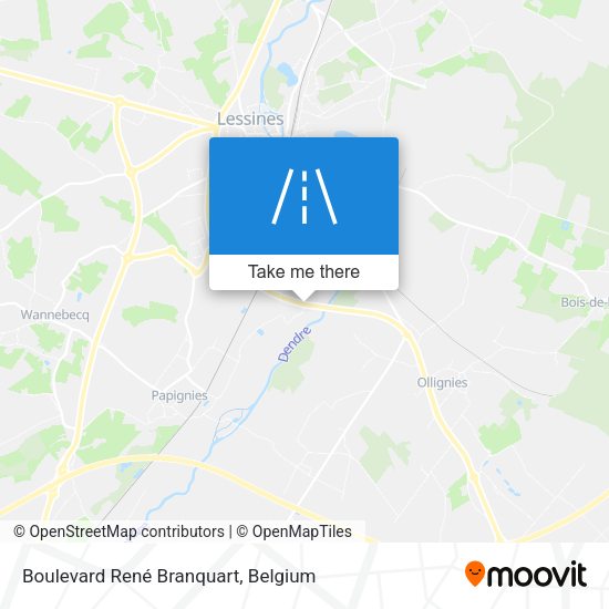 Boulevard René Branquart map
