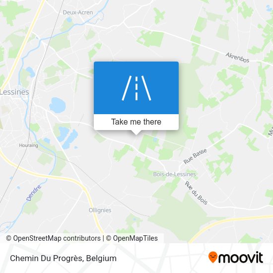 Chemin Du Progrès map