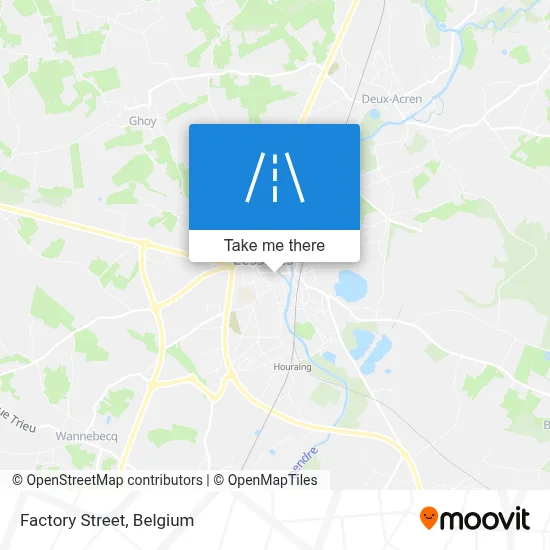 Factory Street map