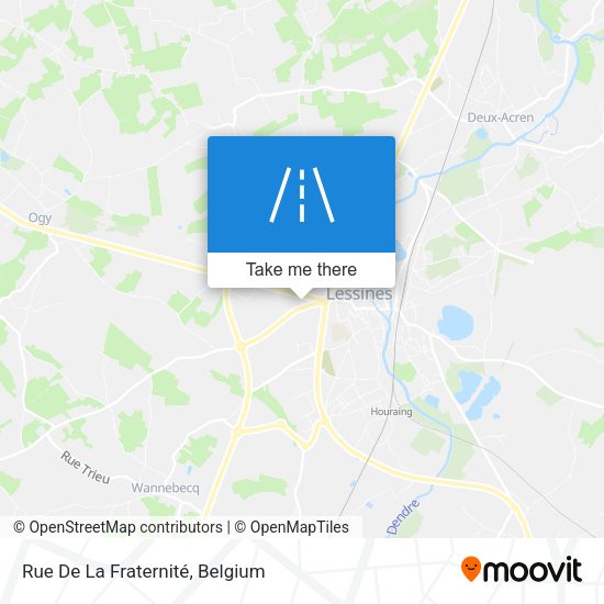 Rue De La Fraternité map