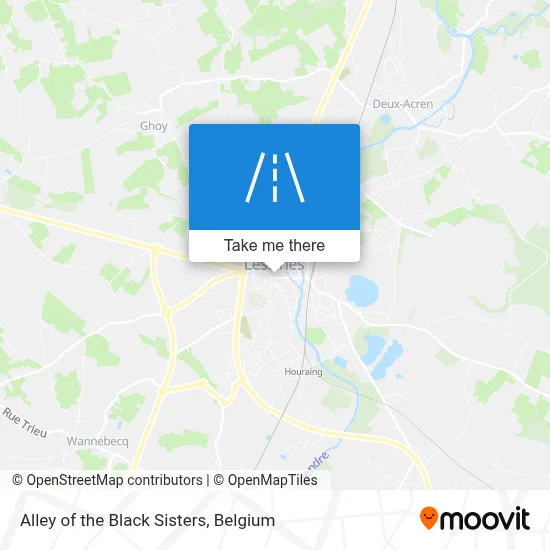 Alley of the Black Sisters map