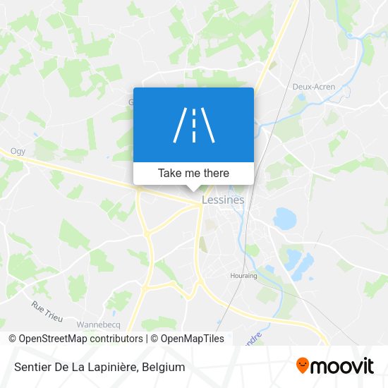 Sentier De La Lapinière map