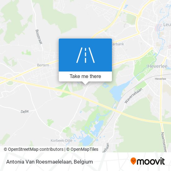 Antonia Van Roesmaelelaan map