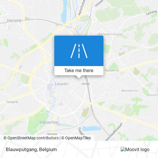 Blauwputgang map