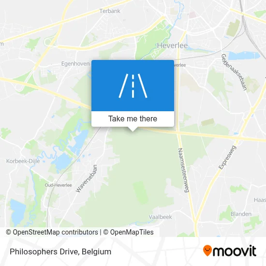 Philosophers Drive map