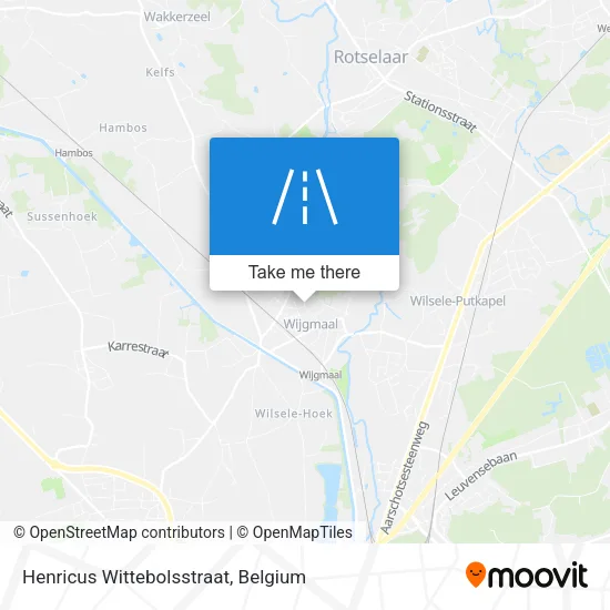 Henricus Wittebolsstraat map