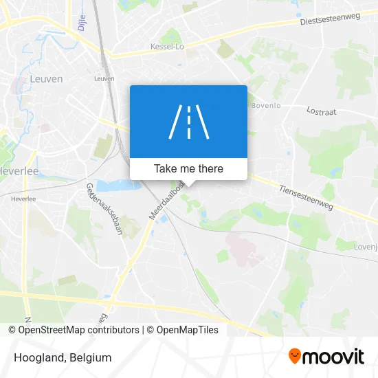 Hoogland map