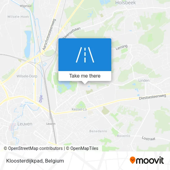 Kloosterdijkpad map