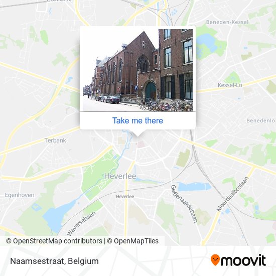 Naamsestraat map