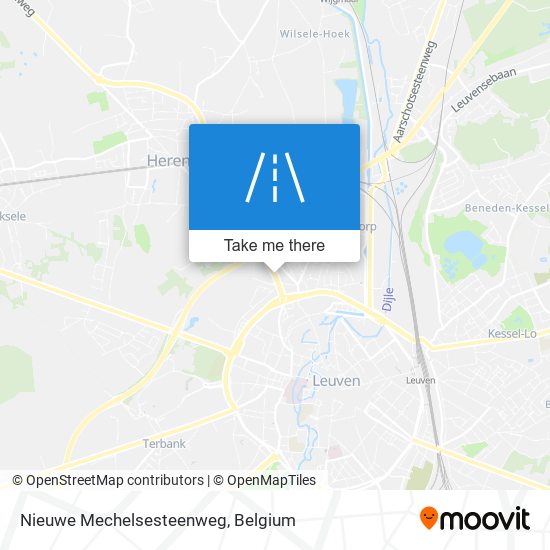 Nieuwe Mechelsesteenweg map