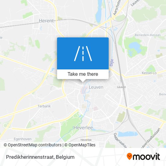 Predikherinnenstraat map