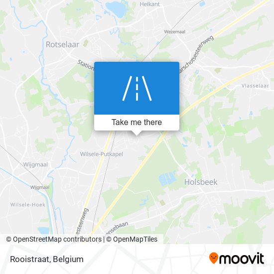 Rooistraat map