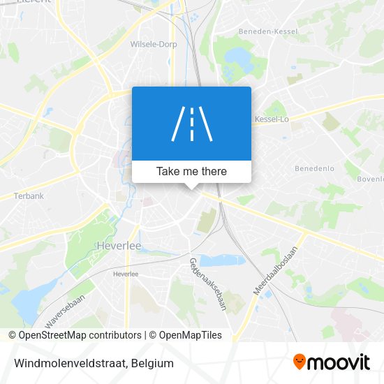 Windmolenveldstraat map