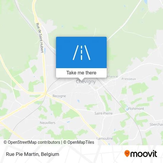 Pie Martin Street map