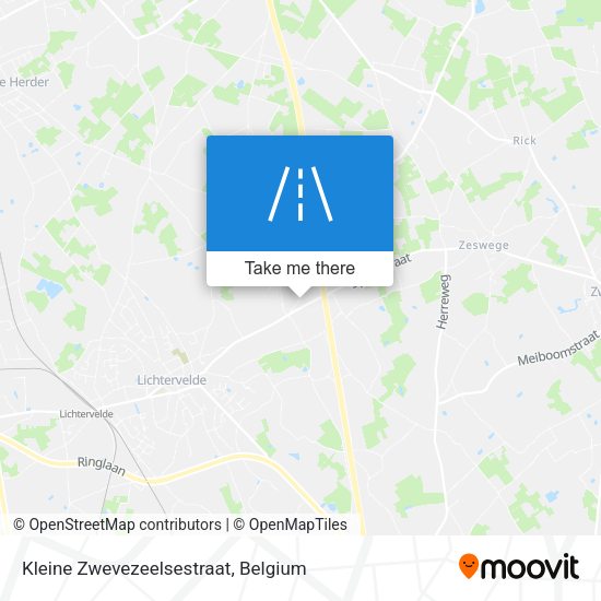 Kleine Zwevezeelsestraat plan