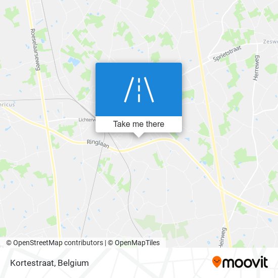 Kortestraat map