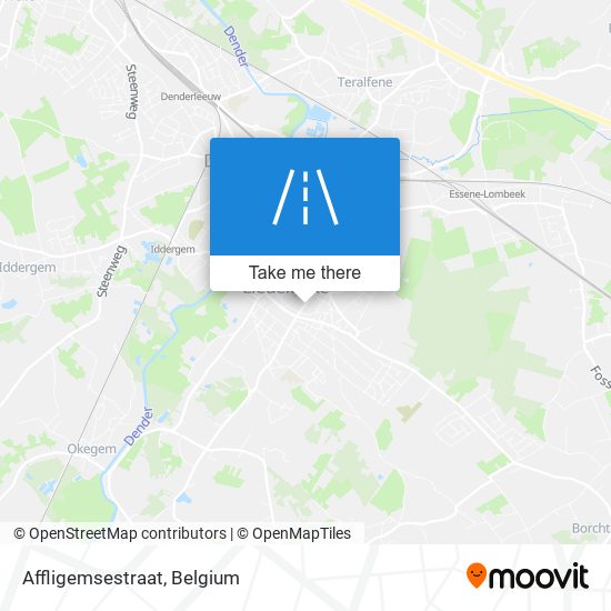 Affligemsestraat map