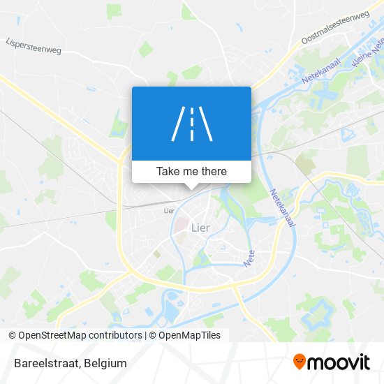 Bareelstraat map