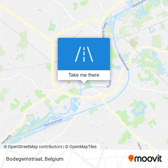 Bodegemstraat map