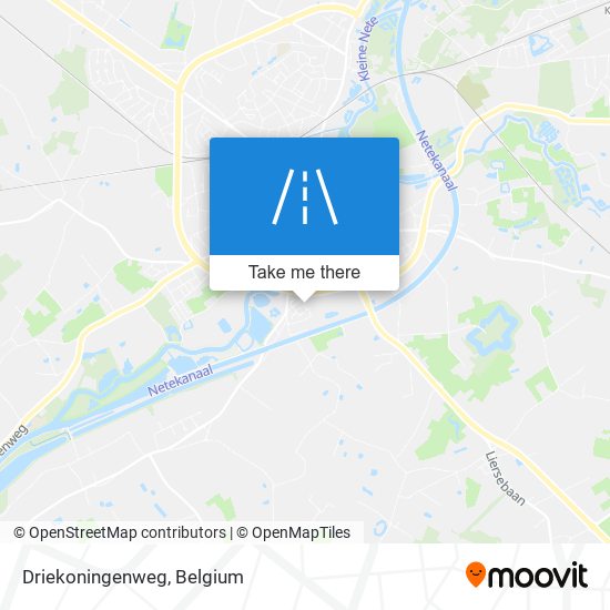 Driekoningenweg map